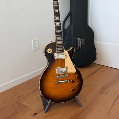 1986 Gibson Les Paul Standard – Dark Sunburst – Tim Shaw – Chainsaw Case image 4