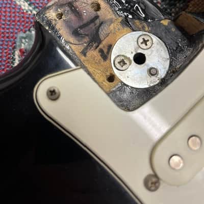 1975 Fender Stratocaster - Black, Hardtail image 18