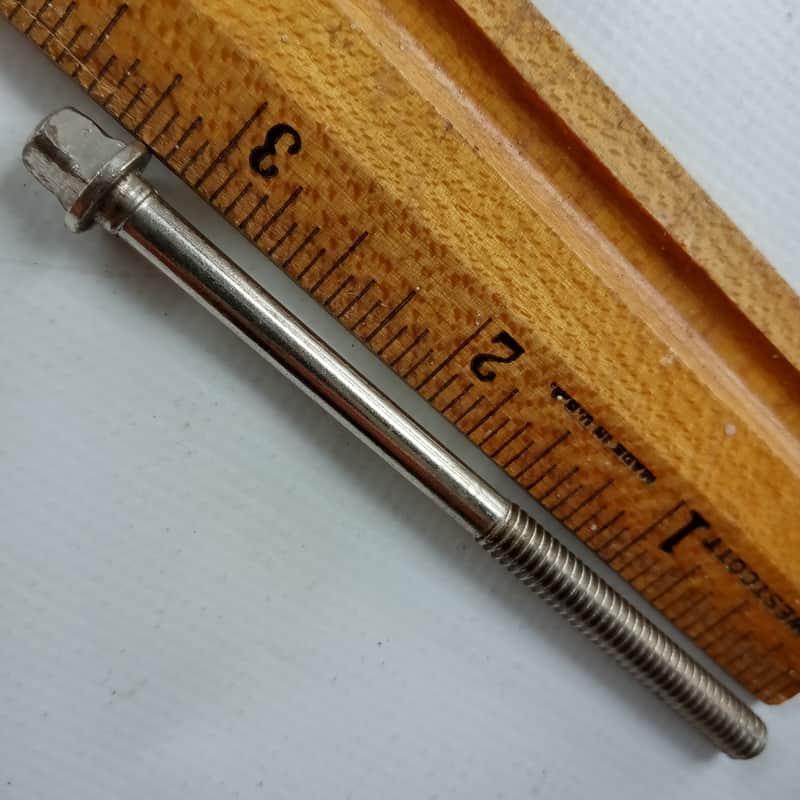 Slingerland 1+3 3/16"Radio King Snare Drum/Tom Tension T-Rod Nickel Vintage40*VG image 1