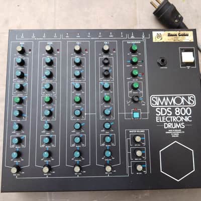 Simmons SDS 800 4-Channel Drum Sound Module 1986 - Black image 1