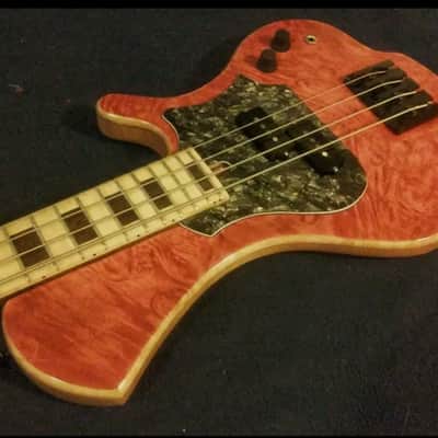 Steve McDonald Basses VD 3304 Bolt on Standard 2016 Red Maple Burl image 6