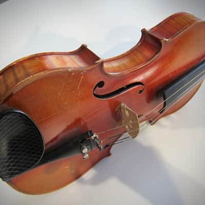Lamy JTL French Violin 4/4 Antonio Stradivarius Model Circa-1930s-1940s-Reddish Varnish image 14