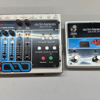 Electro-Harmonix 45000 Stereo Multi-Track Looper with Foot Controller 2013 - Present - Silver / Black image 1