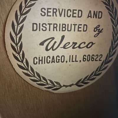 Werco Parlor Classical Guitar Late-60s - Natural image 3