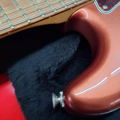 Fender Player Plus Stratocaster with Pau Ferro Fretboard 2021 - Present - Aged Candy Apple Red image 7