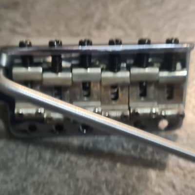Original 1980s Fujigen MIJ ESP Stratocaster tremolo bridge - Incredibly rare piece... imagen 3