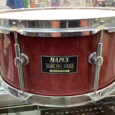 Mapex Mars Pro Series snare drum 1990's - wine red image 1