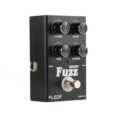 FLEOR Fuzz Pedal with Boost, Vintage Style Fuzz Effects with Thick Sustain, True Bypass Guitar Pedal for Electric Guitar & Bass image 4