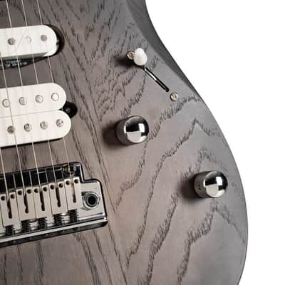 Cort X700OPBB X Series 700 Triality Electric Guitar. Open Pore Black Burst image 8