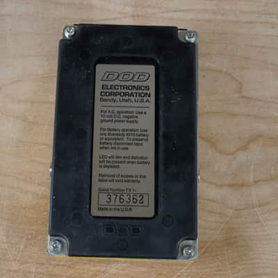 DOD Overdrive Plus FX50B 1986 Yellow Made in USA image 6