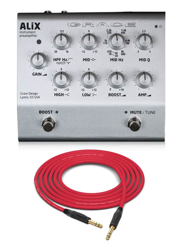 Grace Design ALiX | Single Channel Instrument & Mic Preamp/Blender (Silver) | Pro Audio LA image 1