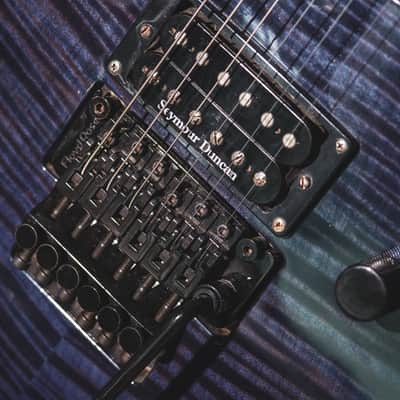 ESP Maverick Custom Shop 2000 - Transparent Purple Flamed Maple Top image 24