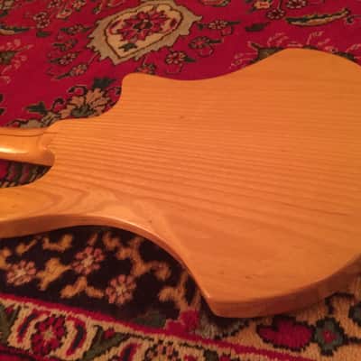 Left handed Guild B-301a bass guitar 1980 natural image 11