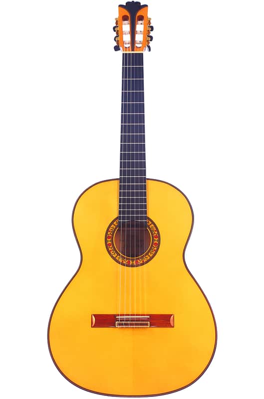 Alhambra Vilaplana 2021 Flamenco Guitar – Authentic Spanish Handmade Instrument Delivering Exceptional Playability and Lyrical Flamenco Sound - check video! image 1