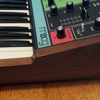 Moog Grandmother 32-Key Semi-Modular Analog Synthesizer with Custom Walnut Cheeks image 4