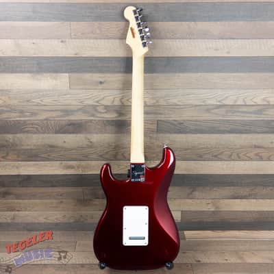 USED-Fender Standard Stratocaster HSS Pickups, Candy Cola Red Finish image 4