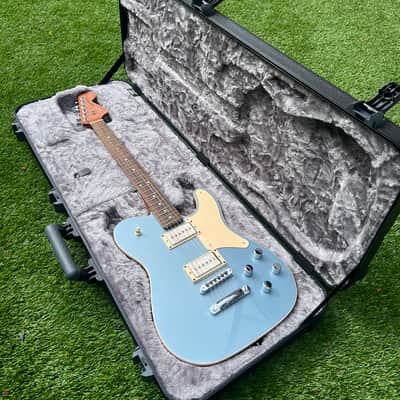 Fender Limited Edition Parallel Universe Series Troublemaker Telecaster Deluxe 2018 - Ice Blue Metallic image 3