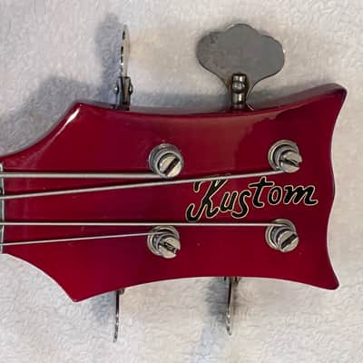 Kustom K-200 -  1968 - Translucent Cherry Bass guitar (Full restoration 100%) image 16