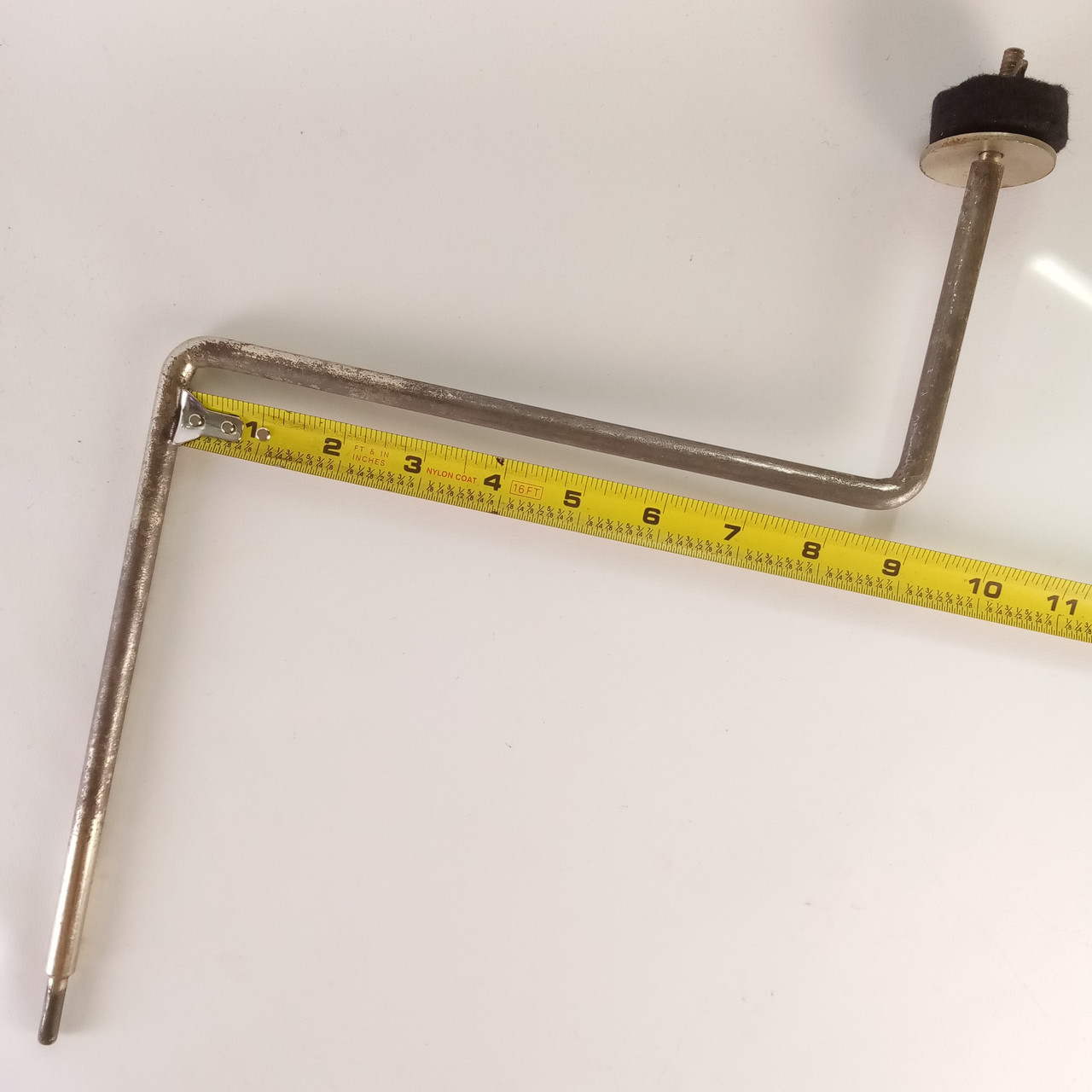 Z-Rod 1/4"-3/8" Cymbal Arm Mount Holder Nickel Vintage 30s Ludwig/Leedy USA Part — main photograph