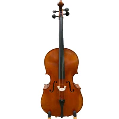 Wider Body Cello 4/4 Full size maple wood, Strong Big rich sound,spirit varnish image 2