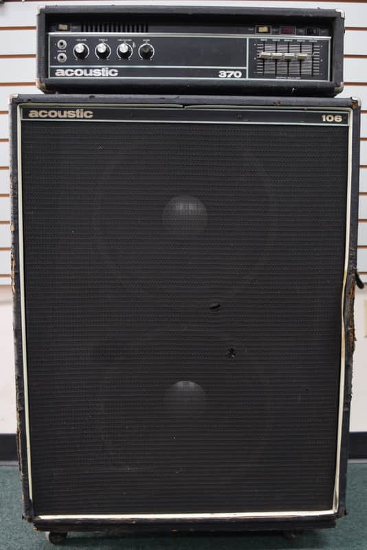 Acoustic 370 Bass Amp w/ Model 106 2x15 Cabinet, Vintage 1970's in Fair Condition *Fully Functional image 1