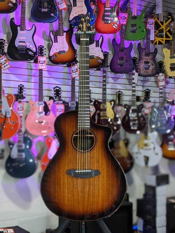Breedlove ECO Pursuit Exotic S Concert CE Acoustic-Electric - Edgeburst Koa Auth Deal Free Ship! 638 image 1