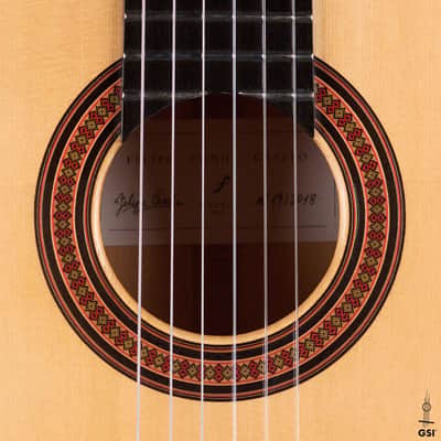 Felipe Conde Crespo Blanca w/Pegs 2018 Flamenco Guitar Spruce/Cypress image 7