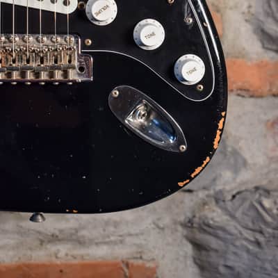 Fender Stratocaster MIJ Gilmour Black Strat Insipired 1994-1995 Used (cod.1267UG) image 6