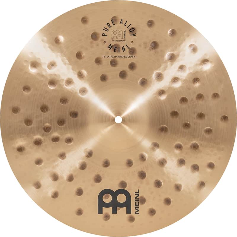 Meinl 18" Pure Alloy Extra Hammered Crash Cymbal image 1