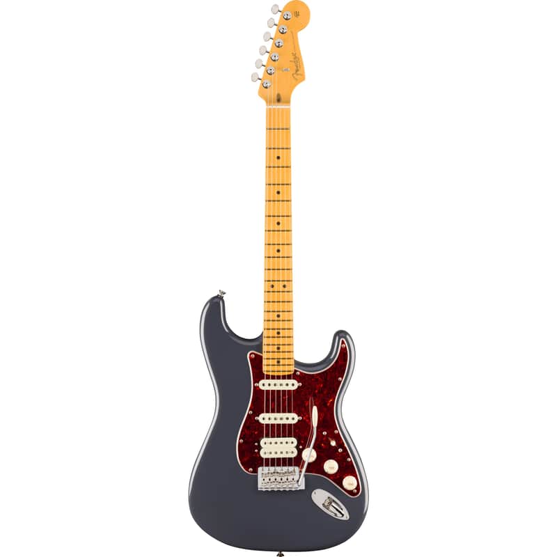 Fender American Professional Classic Stratocaster HSS MN Faded Black - Electric Guitar image 1