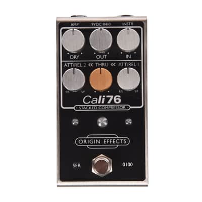 Origin FX Cali76 Stacked Compressor Pedal Black image 1