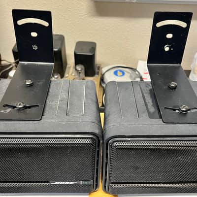Bose 151 Indoor Outdoor Speakers w/ Mounting Brackets, Original Box & Instructions, Black image 5