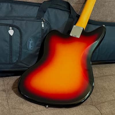 Fender Vintera III Mid '60s Jaguar with Fender Deluxe Gig Bag and case candy 2026 Model in 3-Color Sunburst image 5