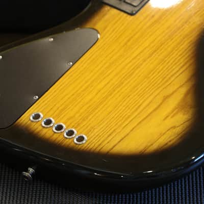 Warmoth 5 String Bass with Bartolini's Sunburst + GB image 15