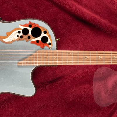 Ovation Adamas 2087GT-8 Deep Contour Bowl Reverse Blue Burst image 2