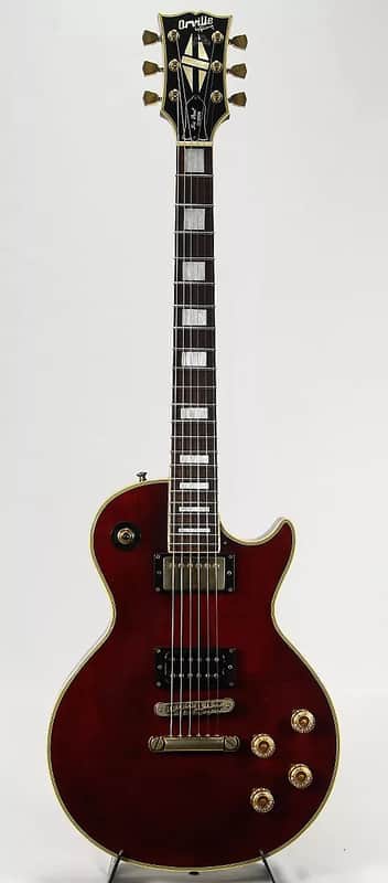 Orville by Gibson Les Paul Custom レッド Orville by Gibson Les Paul Custom Wine Red | The Music Zoo