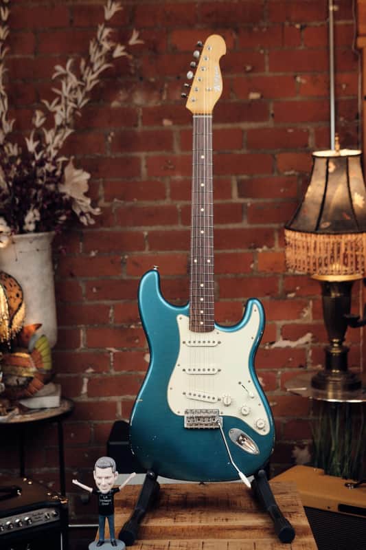 K-Line Springfield S-Style Electric Guitar - Lake Placid Blue #060018 image 1
