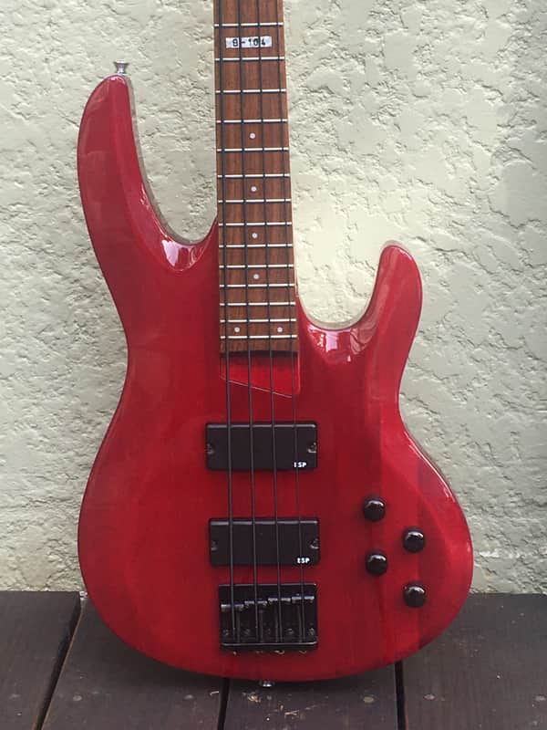 ESP LTD B-104 Red 104 bass image 1