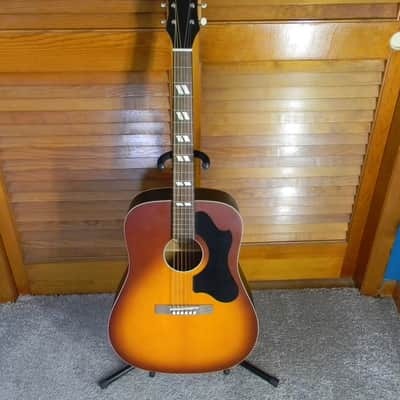 2020 Recording King Dirty 30's 7 Series Dreadnought Guitar Matte Tobacco Sunburst Brand New image 2
