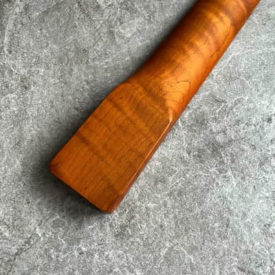 Telecaster electric guitar Neck Roasted Flame Maple 21 fret TL image 8