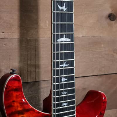 NEW! PRS SE Custom 24-08 Quilt Charcoal Cherry Burst image 6