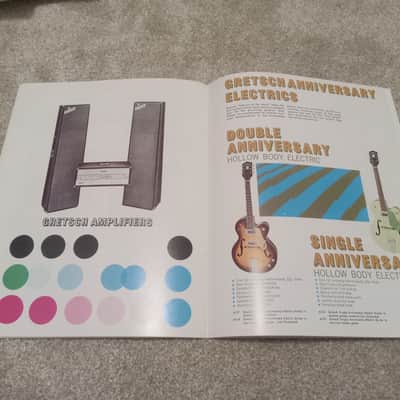 Vintage 1968 Gretsch Guitar, Bass, Amplifier Catalog! Rare, Original Case Candy, Paperwork! image 8