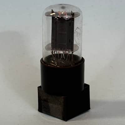1953 RCA 12SN7GT Vintage 1950s Clear Glass Black Plate Tube! T488 image 4