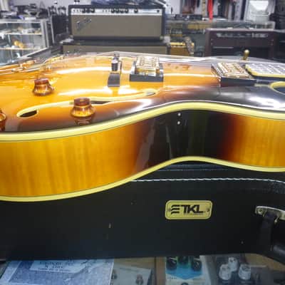 Epiphone Joe Pass Emperor II VS w/Case( Considered 2nd ) : Frets Leveled , Crowned & Dressed 2007 - Vintage Sunburst image 21