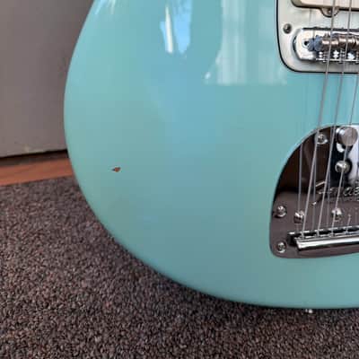 Fender American Vintage Thin Skin '62 Jazzmaster Daphne Blue image 7