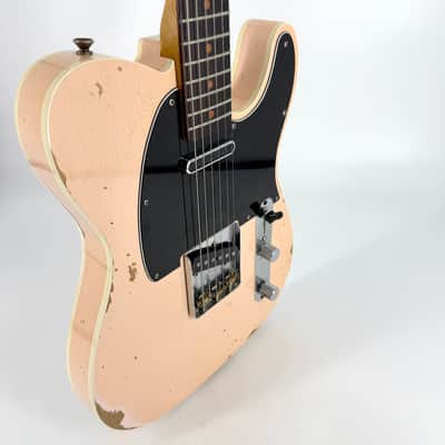 2018 Fender Custom Shop NAMM Ltd Custom Telecaster Relic – Faded Aged Shell Pink image 11