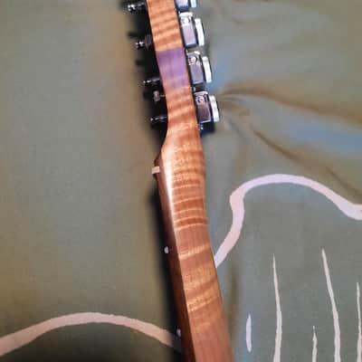 Harley Benton 25th strat neck SS frets, roasted flames, locking keys.. image 4