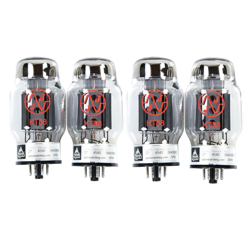 JJ Electronic KT88 Power Tube Apex Matched Quad image 1