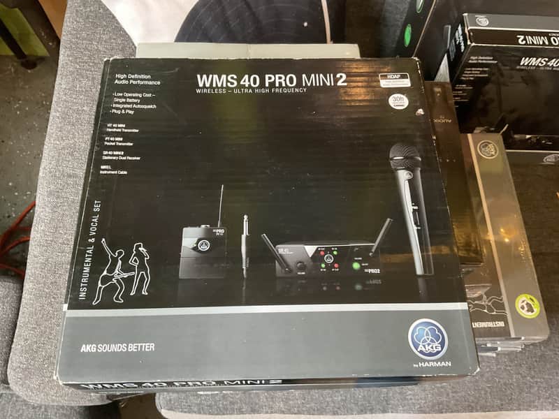 WMS 40 Pro Mini 2 Set Wireless Microphone System image 1
