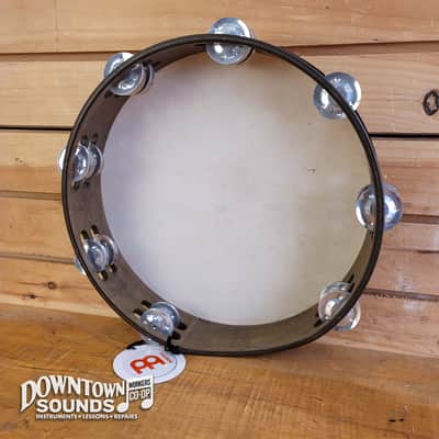 Meinl 12" Tamburello - Walnut Brown, Goat Skin, Aluminum Jingles image 3
